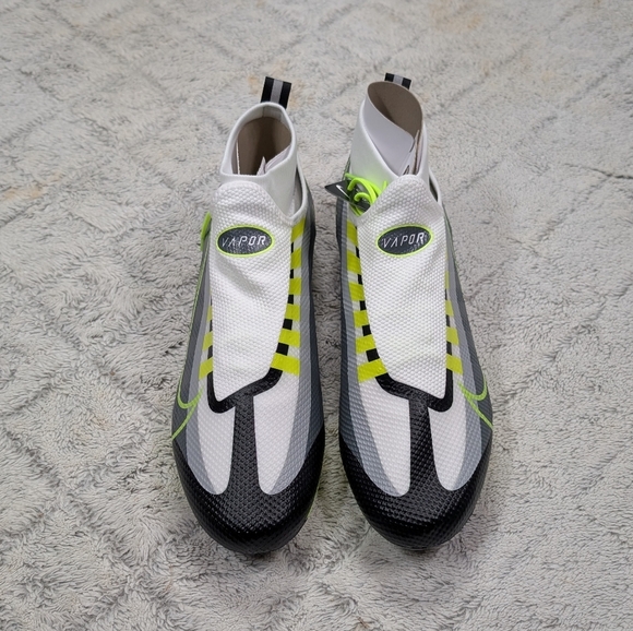 Nike Vapor Edge Pro 360 Football Cleats Black Gray Volt Mens Sz 12 DQ3670-071 main image 7